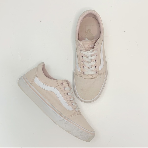 vans lace up canvas sneakers
